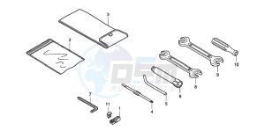 SH125R drawing TOOLS