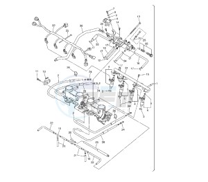 FZ6 FAZER S2 600 drawing THROTTLE BODY