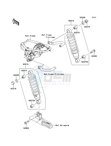 W800 EJ800ACFA GB XX (EU ME A(FRICA) drawing Suspension/Shock Absorber