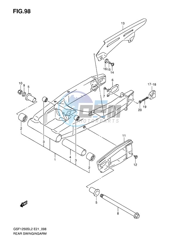 REAR SWINGINGARM