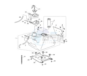 YP R BLACK X-MAX 250 drawing FUEL TANK