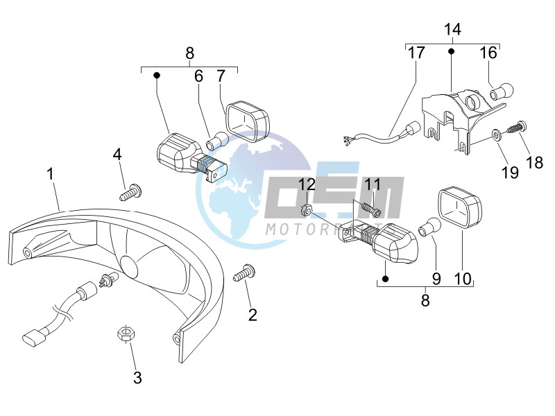 Tail light - Turn signal lamps