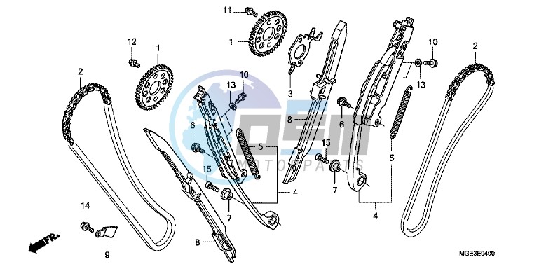 CAM CHAIN/ TENSIONER