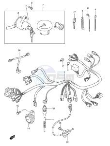 VL250 (E2) drawing WIRING HARNESS (MODEL K3 K4)