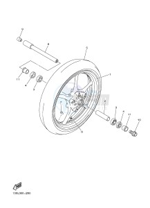 YZF-R6 600 R6 (2CXM 2CXN) drawing FRONT WHEEL