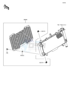 NINJA 650 EX650KHF XX (EU ME A(FRICA) drawing Accessory(Radiator Screen)