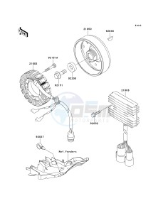 ZX 1200 A [NINJA ZX-12R] (A1) [NINJA ZX-12R] drawing GENERATOR