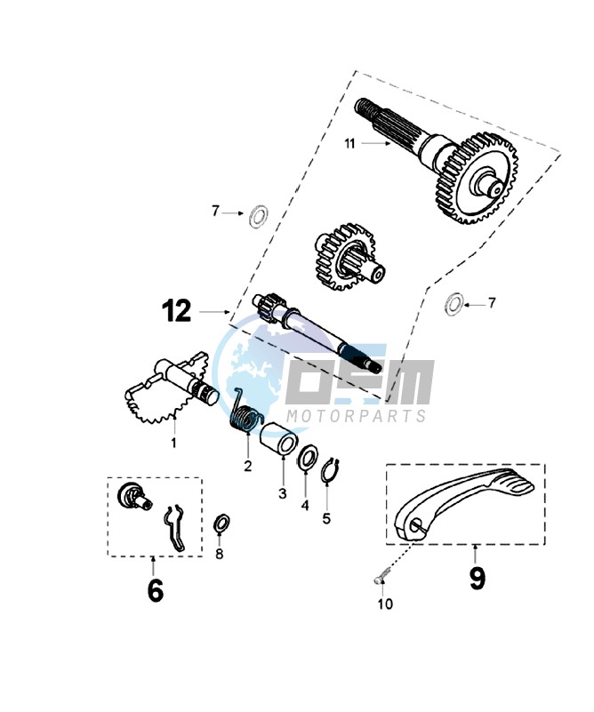 RMO DRIVE TRAIN / KICKSTART