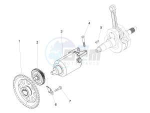 SX 125 E4 (EMEA) drawing Starter / Electric starter