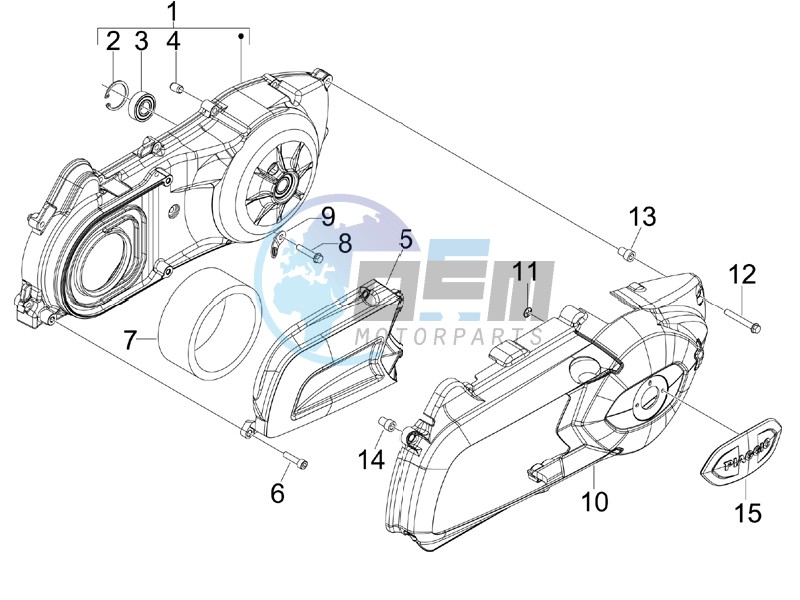 Crankcase cover - Crankcase cooling