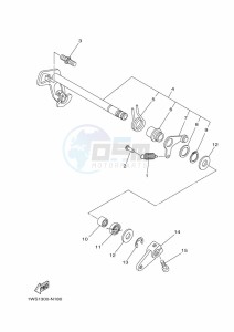 XTZ690 TENERE 700 (BMB8) drawing SHIFT SHAFT