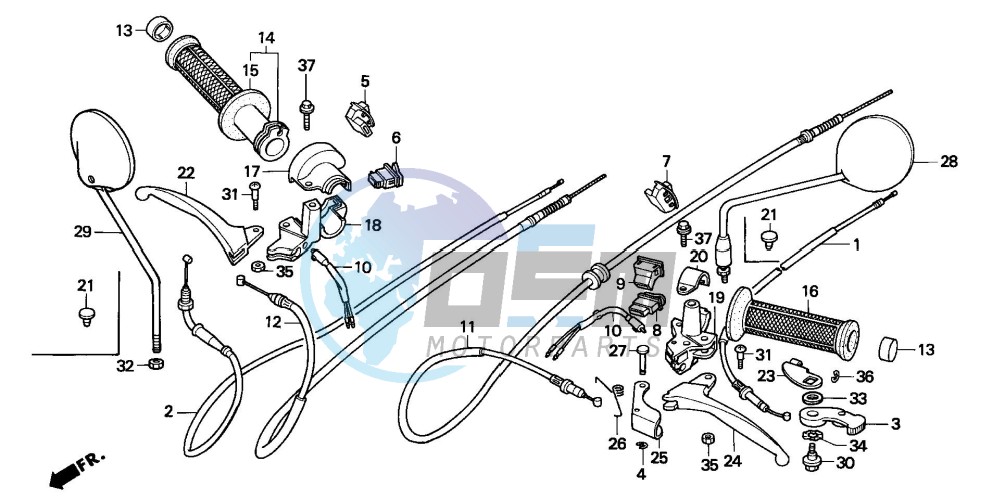 HANDLE LEVER/SWITCH/CABLE