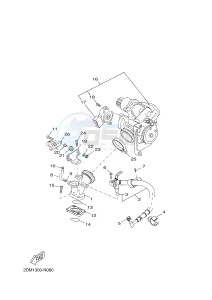 YP125R X-MAX125 (2DM1 2DM1) drawing INTAKE