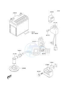 KSF 80 A [KFX80] (A6F) A6F drawing IGNITION SYSTEM