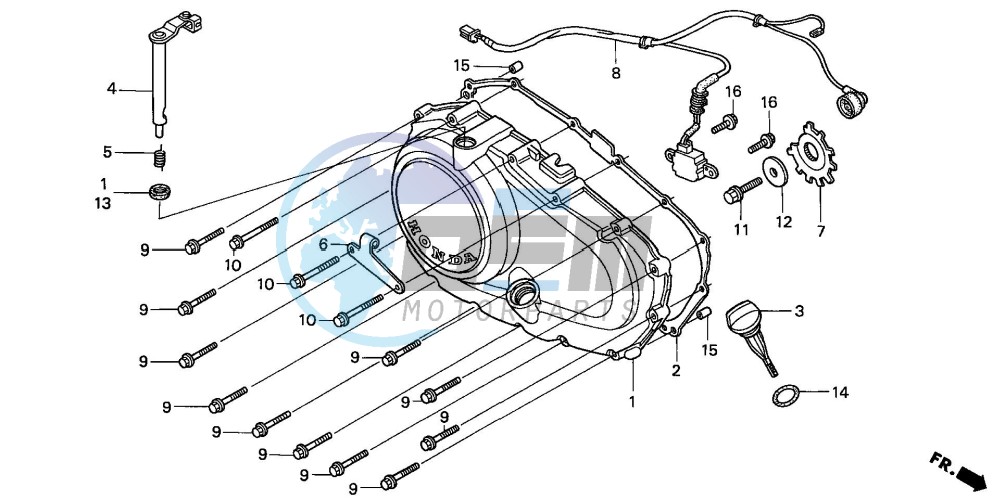 RIGHT CRANKCASE COVER