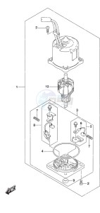 DF 250AP drawing PTT Motor