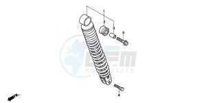 SFX50S drawing REAR CUSHION