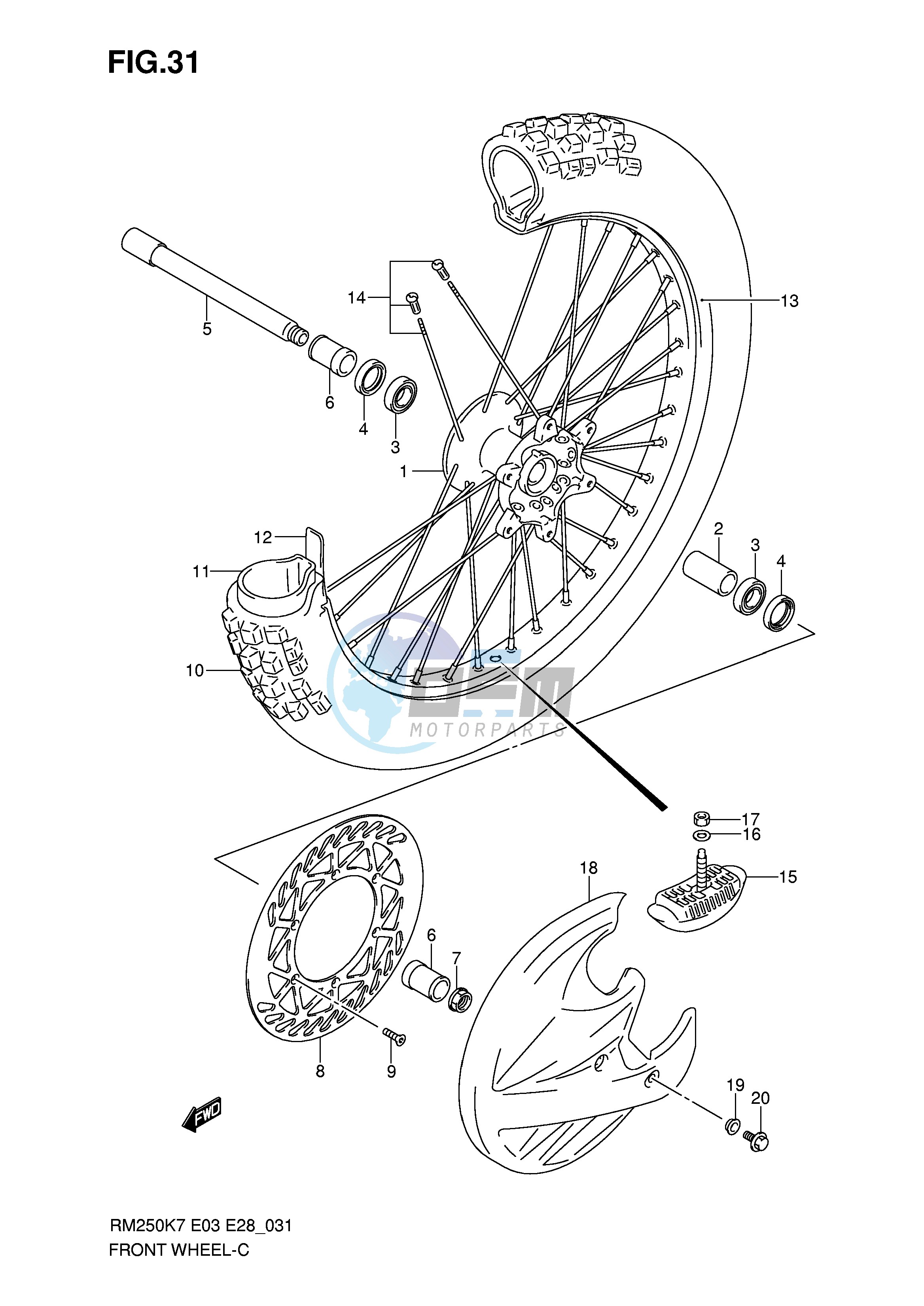 FRONT WHEEL