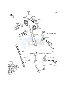 NINJA_250SL_ABS BX250BFF XX (EU ME A(FRICA) drawing Camshaft(s)/Tensioner