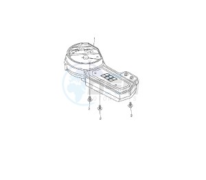 FZ6 FAZER S2 600 drawing METER