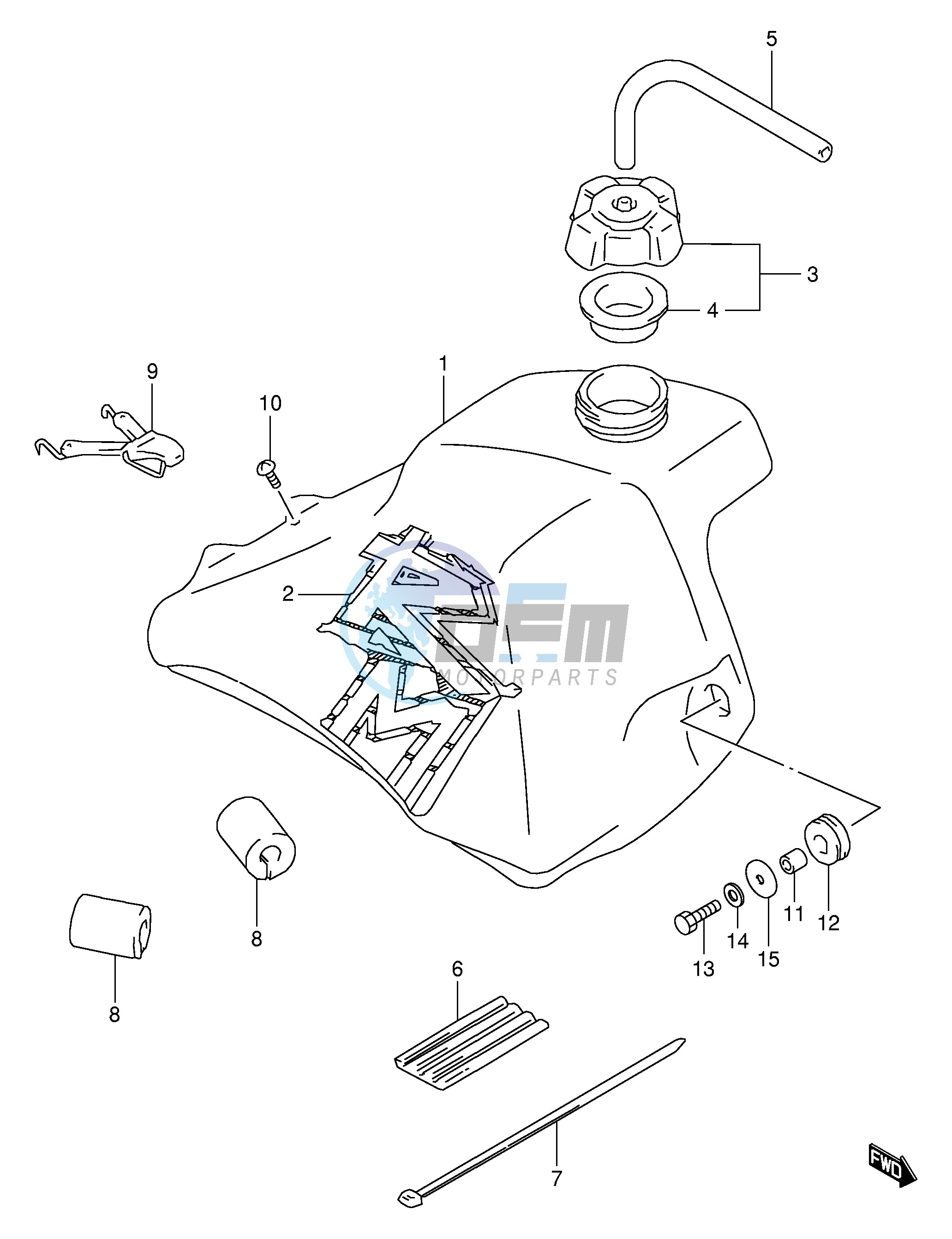 FUEL TANK (MODEL V)