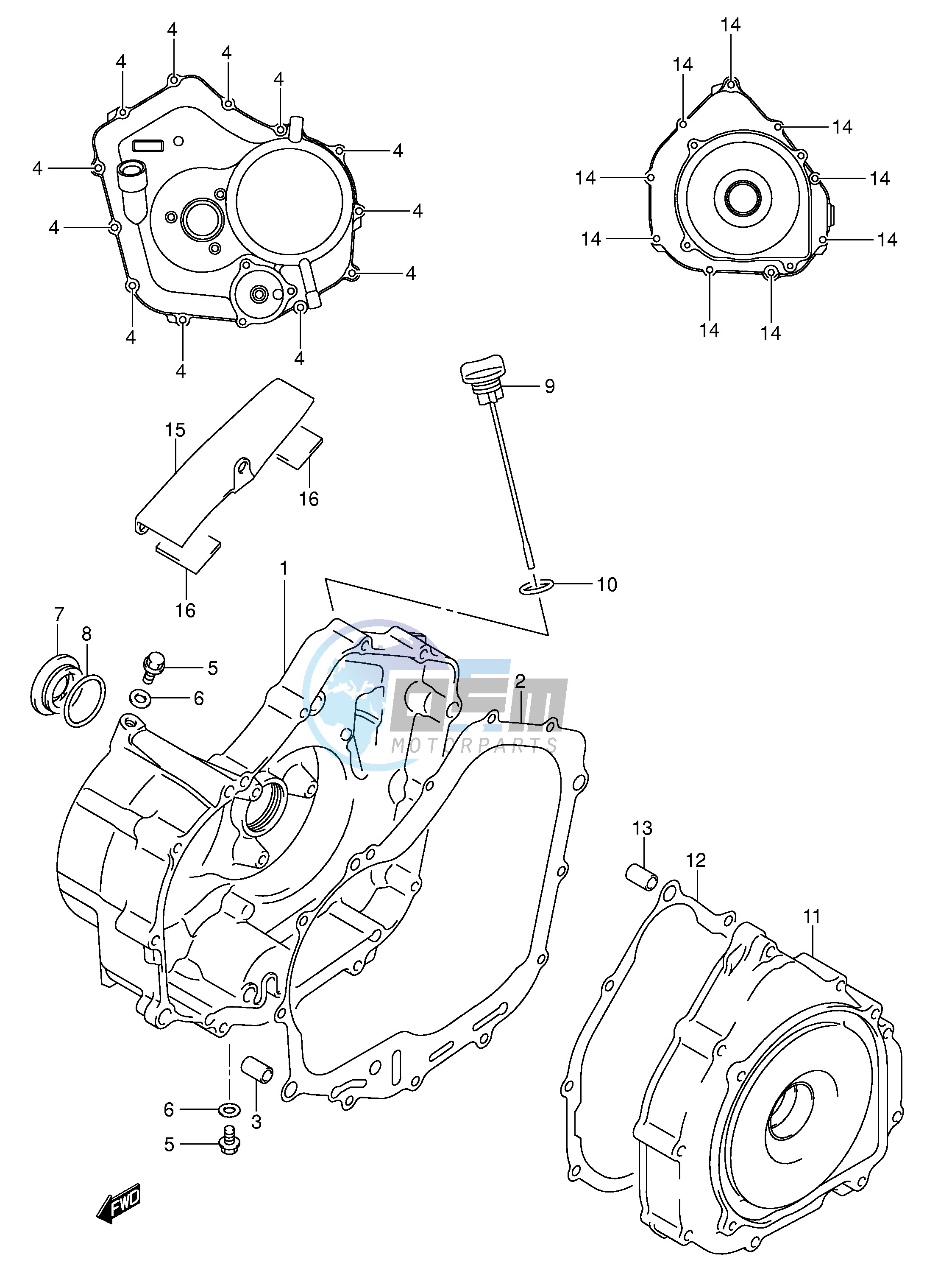 CRANKCASE COVER