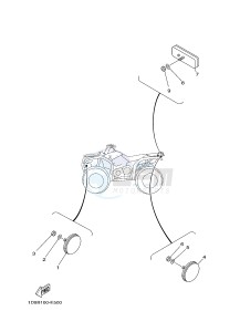 YFM450FWAD YFM450PE GRIZZLY 450 EPS (2LC2 2LC3 2LC4) drawing ELECTRICAL 2