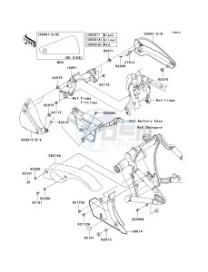 VN 2000 H [VULCAN 2000 CLASSIC] (8F-9F) H8F drawing SIDE COVERS_CHAIN COVER