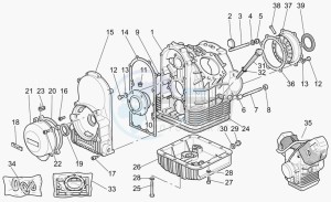 California 1100 Stone - Metal PI EV/EV Touring PI drawing Crank-case