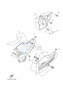 YBR125E (BN9J) drawing SIDE COVER