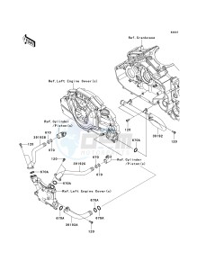 VN 1700 E [VULCAN 1700 CLASSIC] (9G-9FA) E9FA drawing WATER PIPE