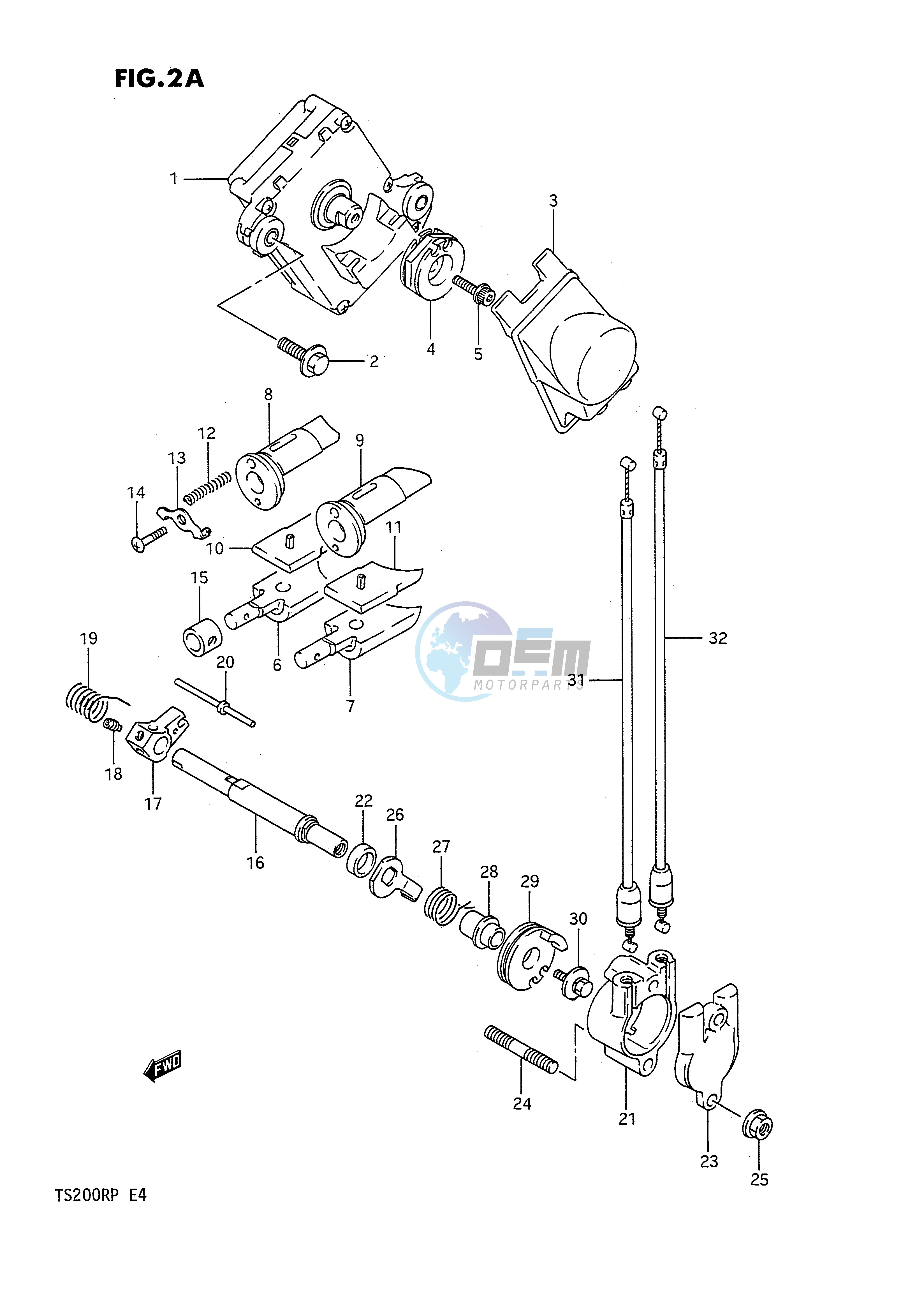 EXHAUST VALVE (E.NO.110943~)