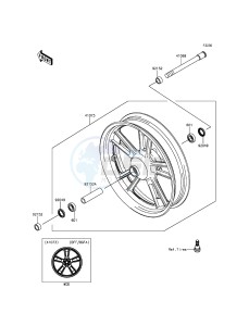 VULCAN S ABS EN650BGFA XX (EU ME A(FRICA) drawing Front Hub