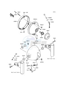 W800 EJ800AFFA GB XX (EU ME A(FRICA) drawing Headlight(s)