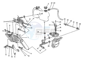 MITO EURO2 125 drawing COOLING SYSTEM