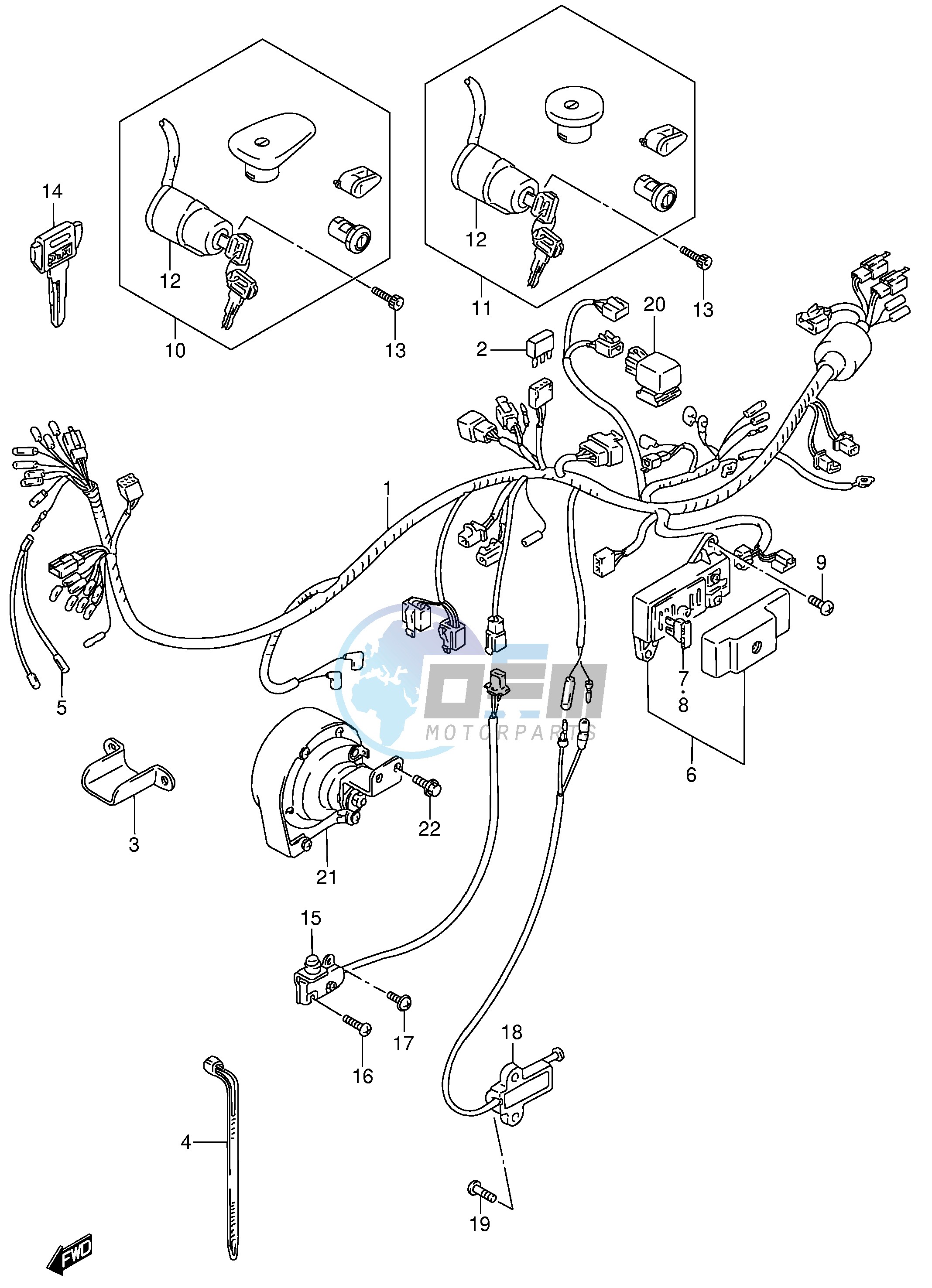 WIRING HARNESS (VS1400GLPK4)