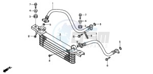 TRX350FM RANCHER 4X4 drawing OIL COOLER