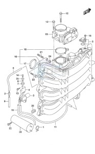 DF 175AP drawing Intake Manifold/Throttle Body