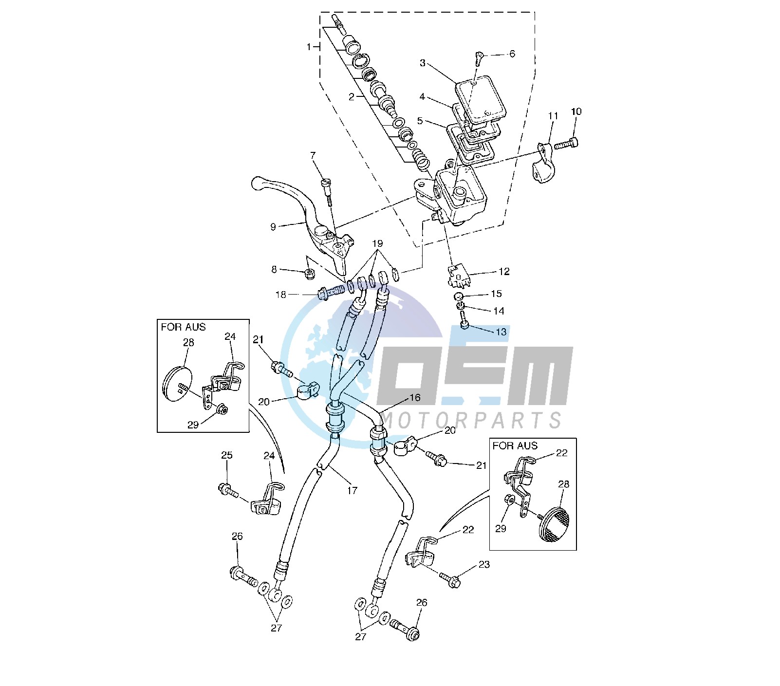 FRONT MASTER CYLINDER