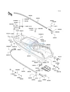 JS 800 A [800 SX-R] (A6F-A9F) A9F drawing HULL