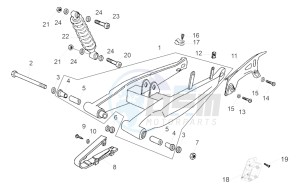 RX 50 (EMEA) drawing Swing arm