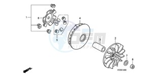 PES125R9 Europe Direct - (ED / STC) drawing DRIVE FACE