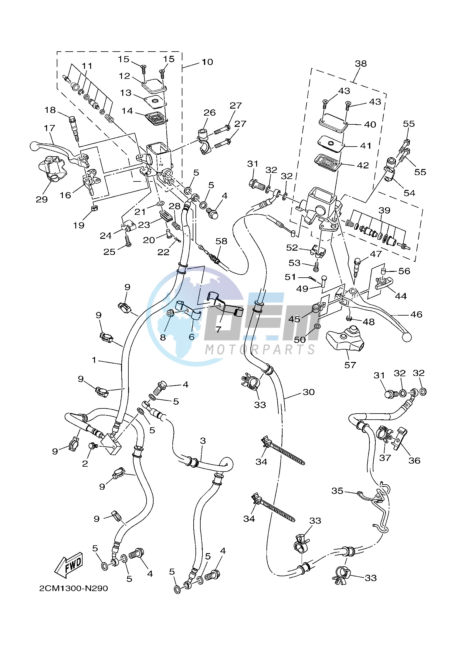 FRONT MASTER CYLINDER