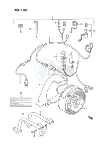 LT-F250 (E2) drawing COOLING FAN (MODEL T:OPTIONAL)