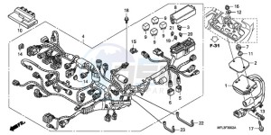 CBR1000RAA UK - (E / ABS HRC MKH) drawing WIRE HARNESS (CBR1000RA)