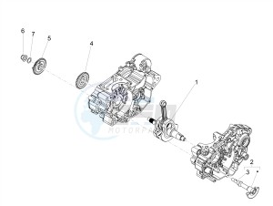 SX 125 E4 (APAC) drawing Crankshaft