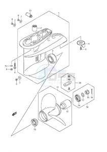 DF 40A drawing Gear Case