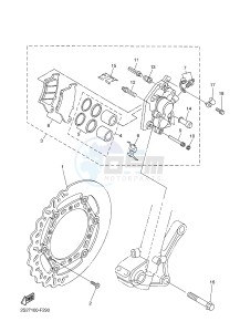 YZF-R6 600 R6 (1HCA 1HCB 1HCC) drawing FRONT BRAKE CALIPER