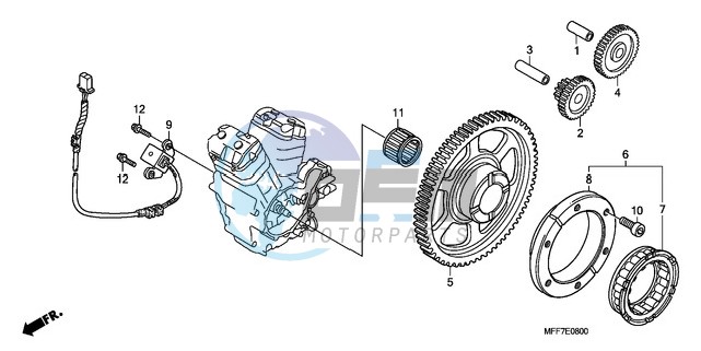 PULSE GENERATOR/ STARTING CLUTCH