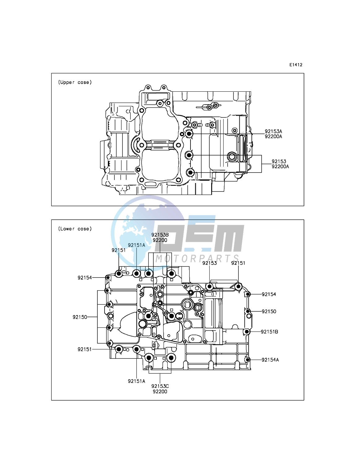 Crankcase Bolt Pattern